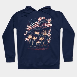 Patriotic American Family Hoodie